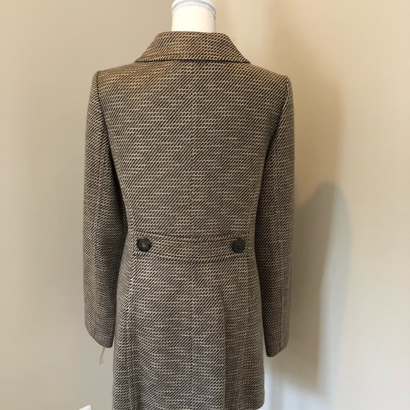 Caslon NWT Retro/Vintage Tweed Coat Removable Faux Fur Collar, Size M HP 9/4 🥳 - Picture 6 of 14